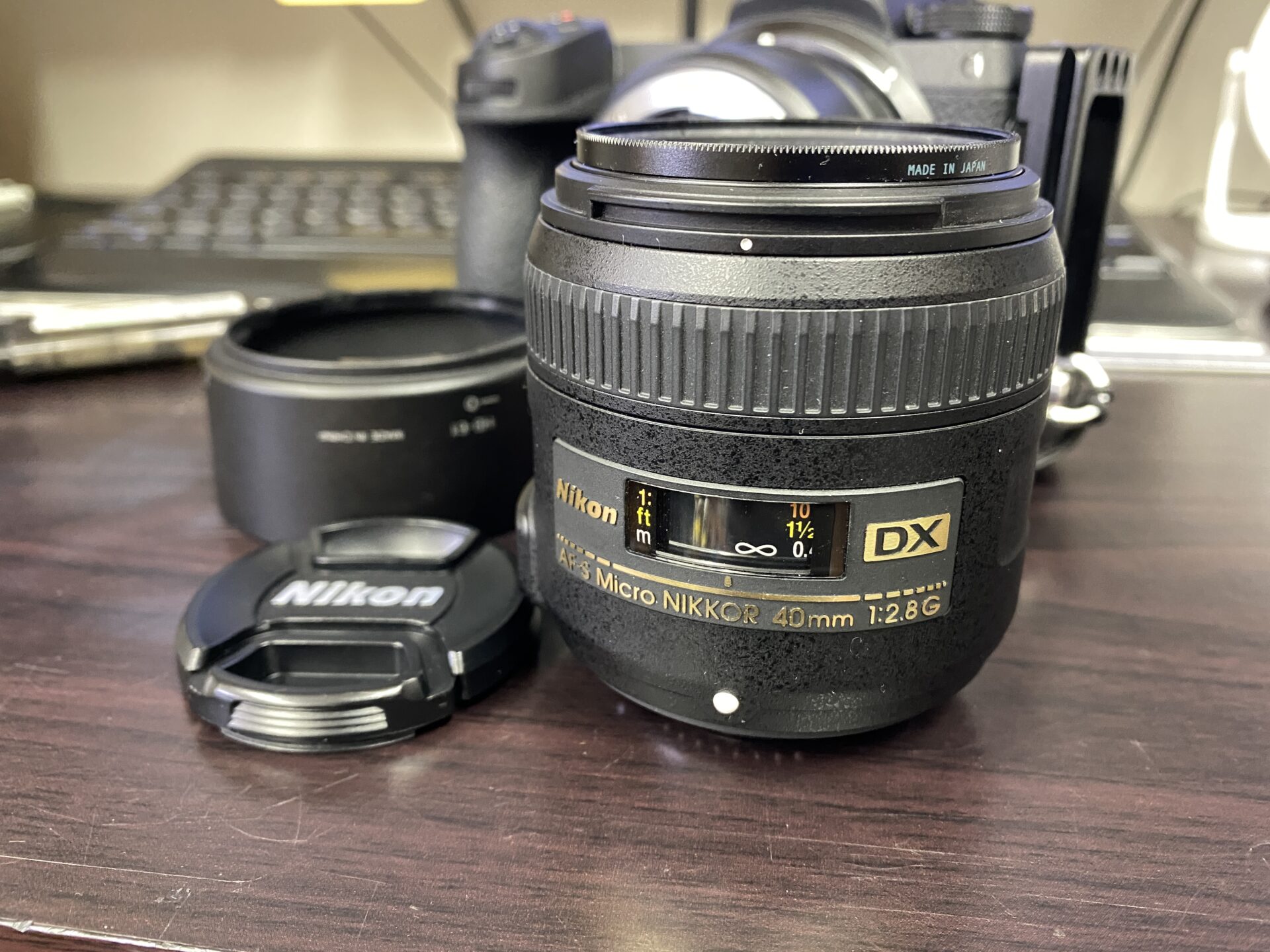 ニコンのDX（APS-C）カメラ用のレンズ、AF-S DX Micro NIKKOR 40mm f